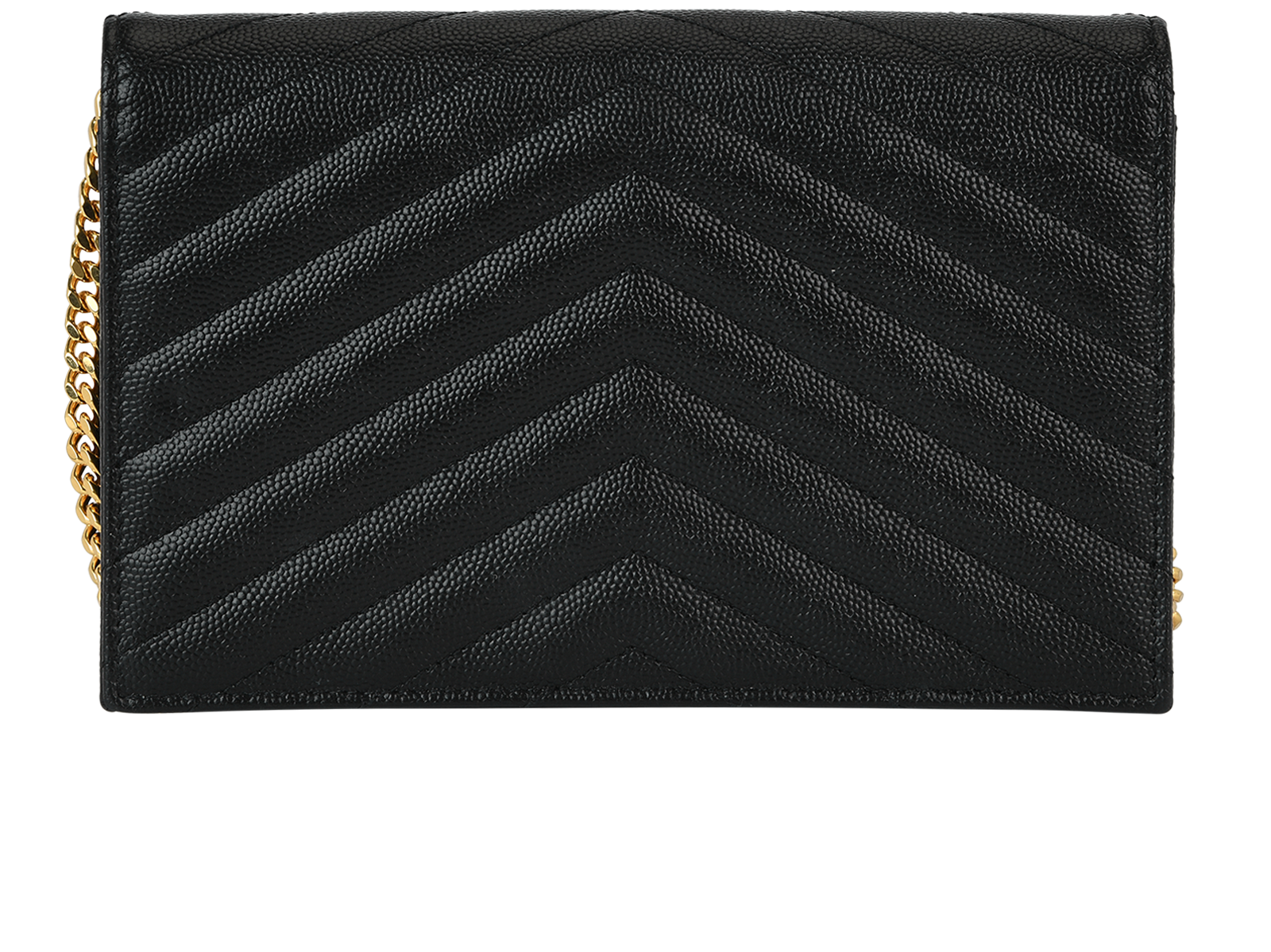 Cassandra Envelope WOC, &pound;610, Handbags, Black, Leather, Back view